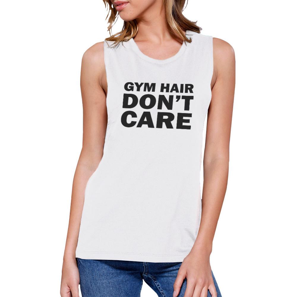 Gym Hair Don't Care Sleeveless Tank Top